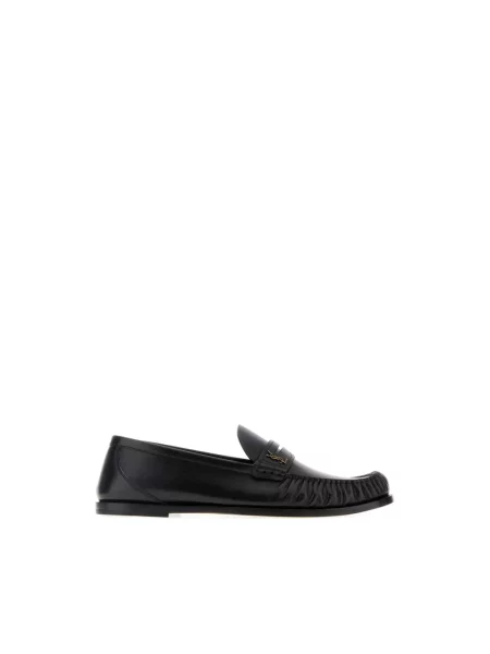 Półbuty Saint Laurent skórzane czarne