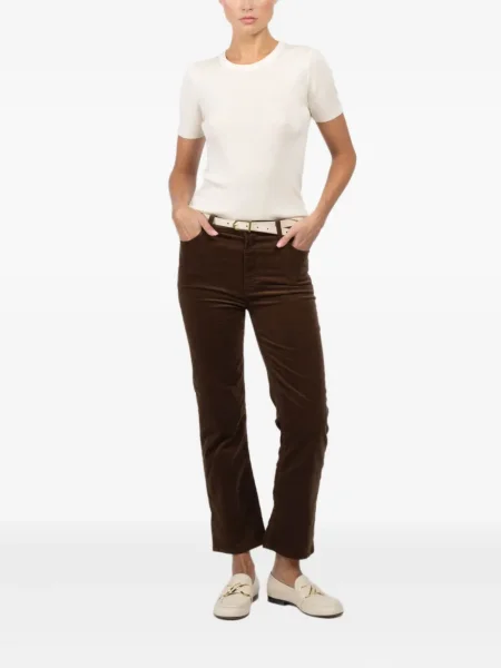 Pantaloni Frame de catifea cord maro