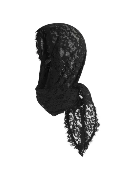 Fular Manière De Voir din dantelă negru