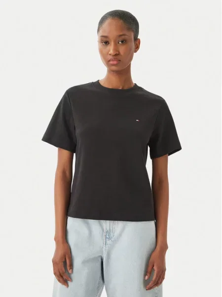 Тениска Tommy Hilfiger черно