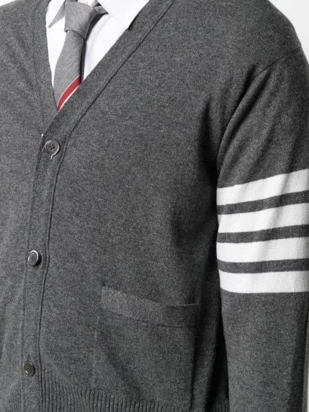 Жилетка Thom Browne на райета сиво