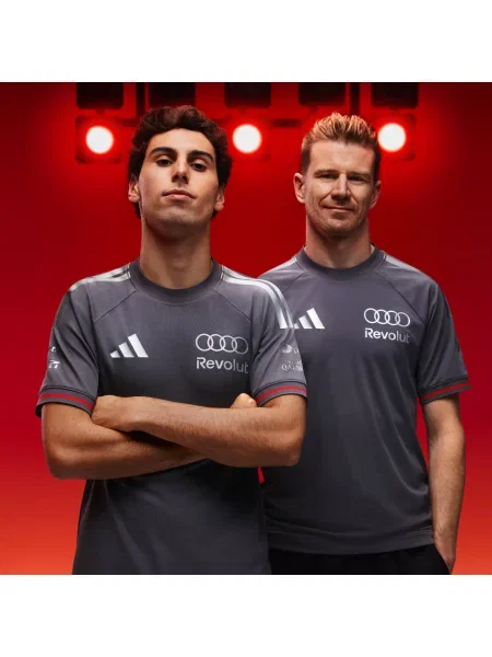 KOSZULKA AUDI REVOLUT F1 TEAM DRIVER AUTHENTIC szara