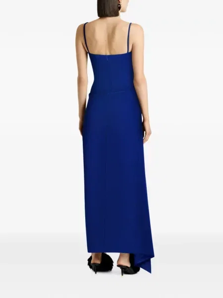 Lung rochie Givenchy de catifea albastru