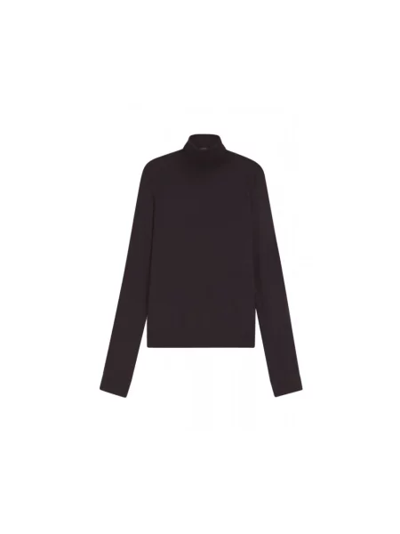 Sweter Hugo wełniany fioletowy