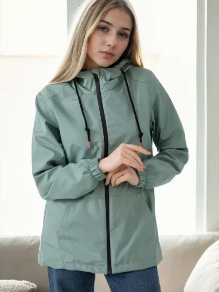 Kurtka Dewberry z kapturem khaki