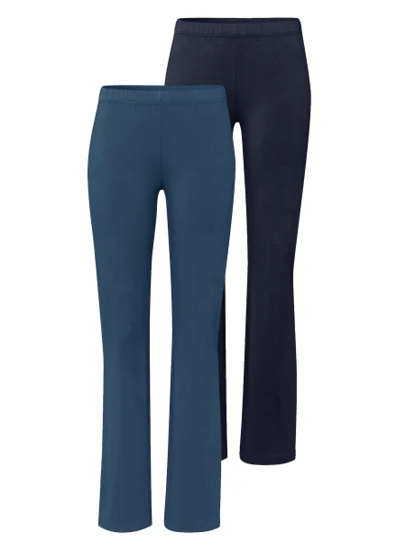 VIVANCE Leggings noapte / verde petrol albastru