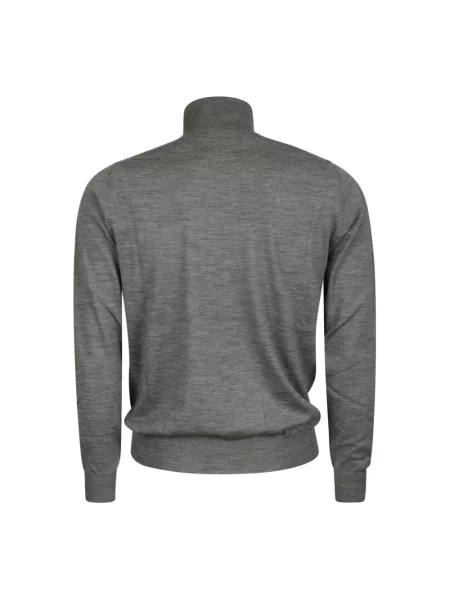 Sweter z golfem Filippo De Laurentiis szary