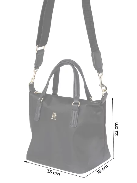 TOMMY HILFIGER Shopper Poppy' čierna