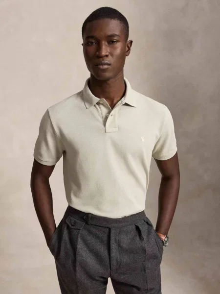 Tricou polo Polo Ralph Lauren maro