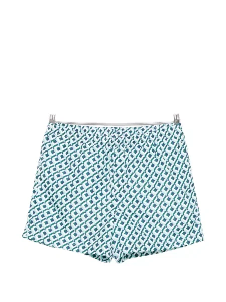 Slip de baie Casablanca cu imagine alb