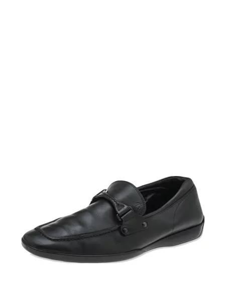 Pantofi loafer Tod's din piele cu bretele negru