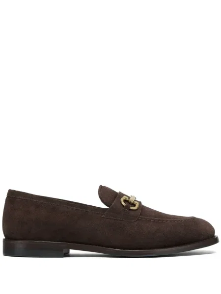 Pantofi loafer Brunello Cucinelli din piele maro