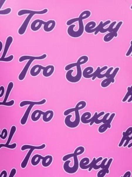 Jednodílné plavky Natasha Zinko s potiskem růžové