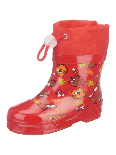 PLAYSHOES Cizme de cauciuc maro / galben auriu / verde deschis / portocaliu roșu