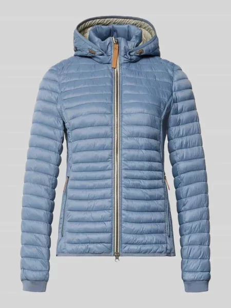 Kurtka pikowana o kroju regular fit z zapinanymi na błyskawiczny Camel Active