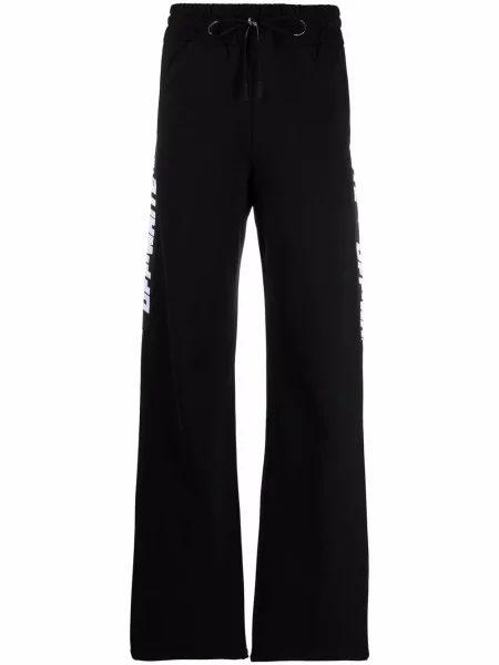 Pantaloni Off-white cu imagine alergare