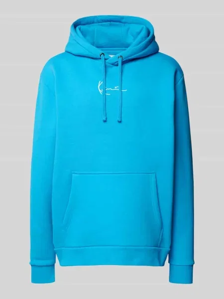 Szorty cargo o kroju regular fit z wyhaftowanym logo Karl Kani niebieskie