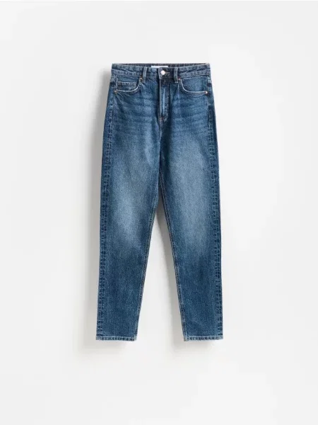 Reserved LADIES` JEANS TROUSERS bleumarin