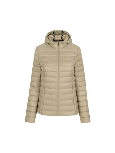 Kurtka puchowa Jott elegancka beżowa