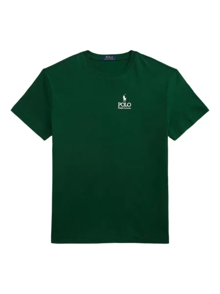 Ριγέ polo Polo Ralph Lauren με κουκούλα με αυτόγραφο λευκό