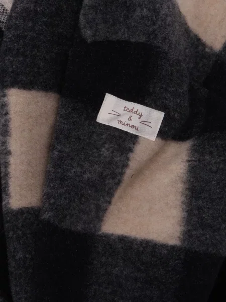 Gyerek kabát Teddy & Minou fekete