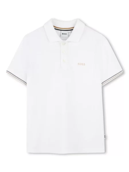 Koszulka polo dziecięca Bosswear biała
