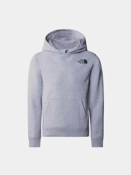 Дитяче Худі The North Face Teen New Graphic Hoodie бавовна/поліестер сірий