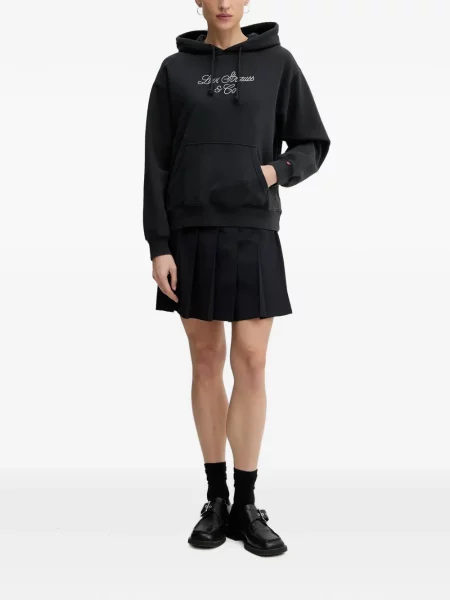 Curea Levi's® cu broderie cu cataramă cu dungi albastru