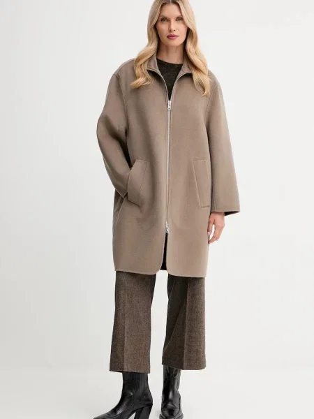 Шерстяное пальто Filippa K коричневое