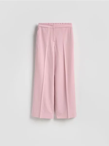 Reserved Pantaloni la dungă roz-pastel roz