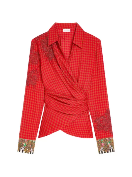Cămașă Dries Van Noten plic roșu