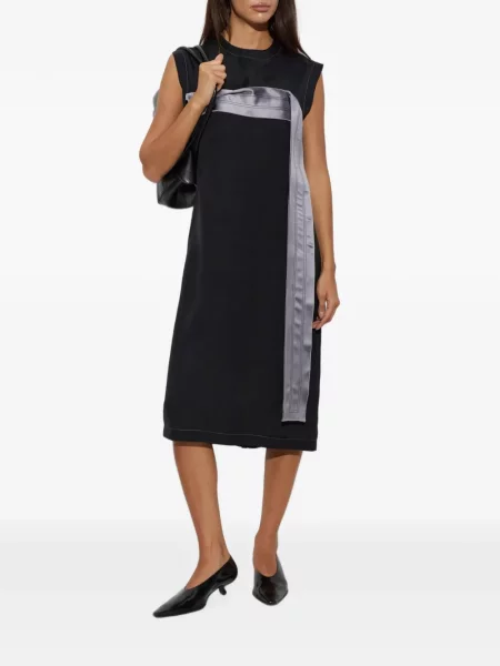 Rochie midi Marni fără mâneci negru