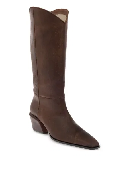 Botine Paris Texas din piele maro