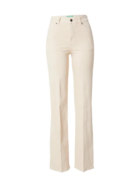 United Colors Of Benetton Džínsy Flare Fit béžová
