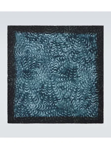 Cravată Dries Van Noten de mătase cu imagine maro