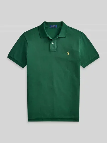 Polo Ralph Lauren Koszulki Mężczyzna L Sskcslim 1 Short Sleeve Knit zielony