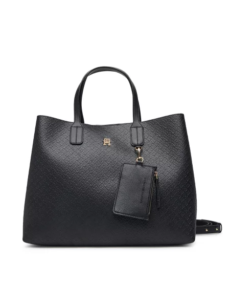 Tommy Hilfiger shopper torba za žene od imitacije kože crna