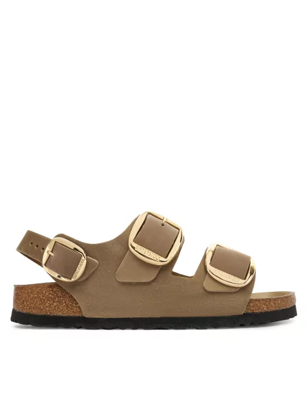 Szandál Birkenstock Milano Big Buckle Hex barna