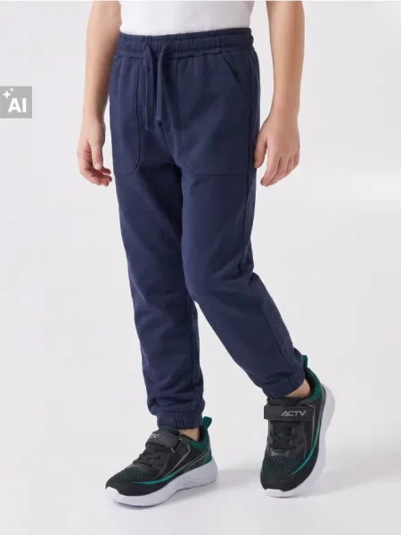 Sinsay Tepláky loose jogger námořnická modrá