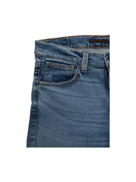 Jeansy Nudie Jeans niebieskie