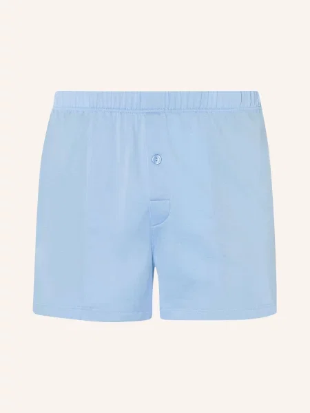 Hanro Bokserki Cotton Sporty blau