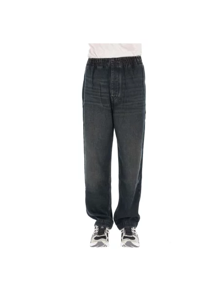 Jeansy straight leg Isabel Marant niebieskie