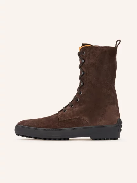 Tod's Botki Sznurowane braun