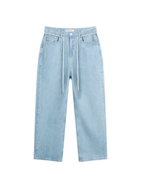 Szerokie jeansy Aboutblank niebieskie