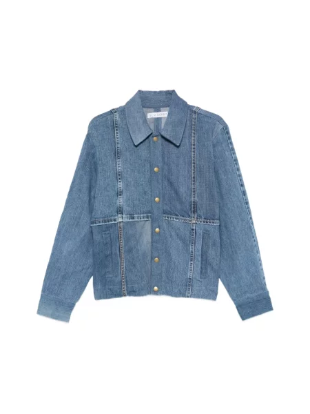 Kurtka jeansowa E.l.v. Denim niebieska