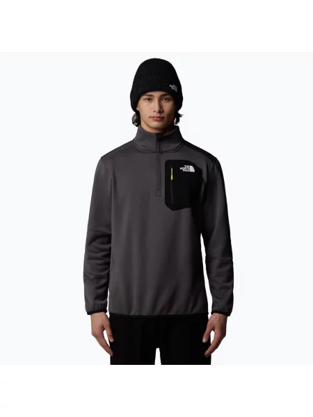 Мъжки суитшърт The North Face Crest Zip anthracite grey/ black черно