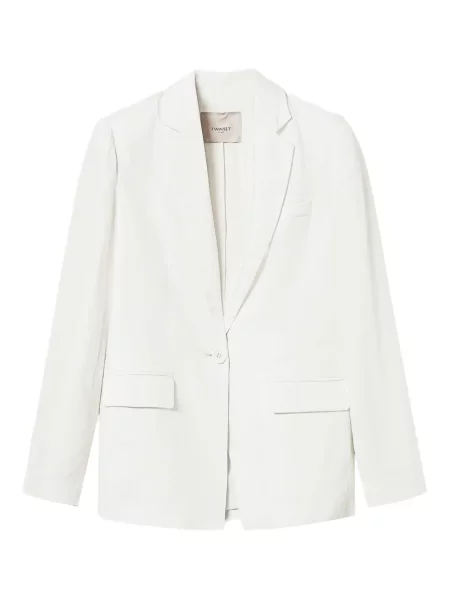Sacou Twinset alb