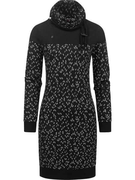 Ragwear Rochie Chloe gri deschis negru