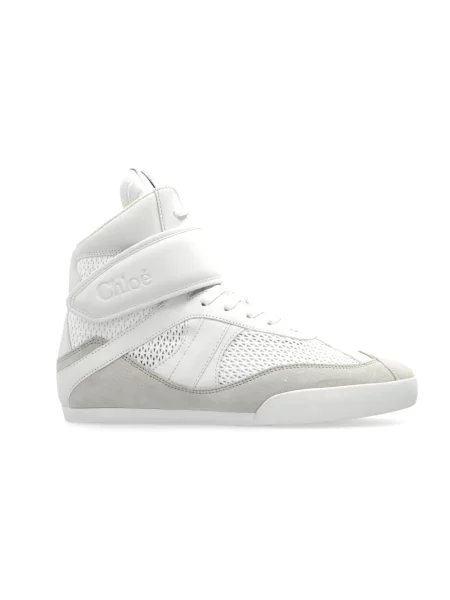 Sneakersy Chloe skórzane białe