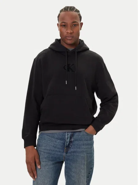 Geacă de blugi Calvin Klein Jeans negru